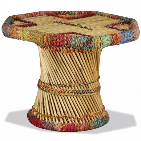 stradeXL Table basse Bambou...