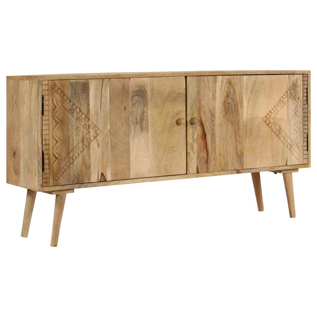 Sideboard Solid Mango Wood 120x30x60 Cm Code 246145 Buffets Sideboards English Version Shop Strade Home