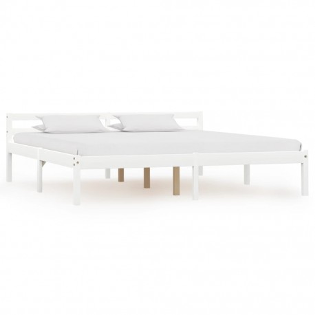 stradeXL Bed Frame White...