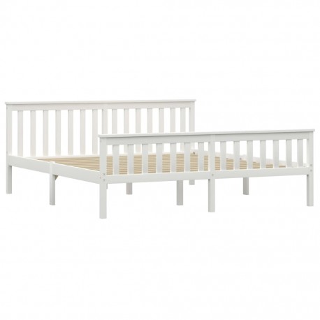 stradeXL Bed Frame White...