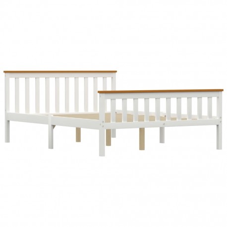 stradeXL Bed Frame White...