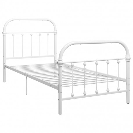 stradeXL Bed Frame White...