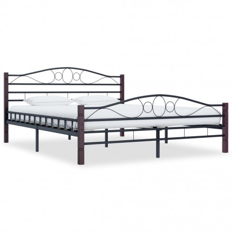 stradeXL Bed Frame Black...