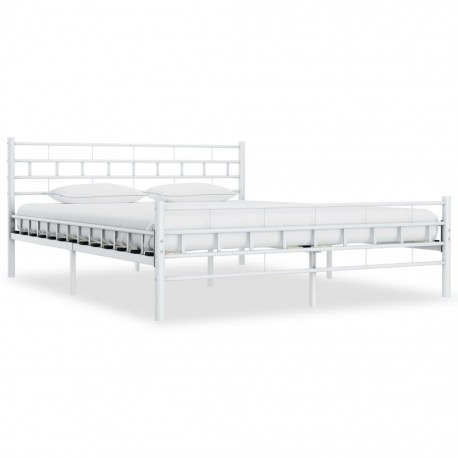 stradeXL Bed Frame White...