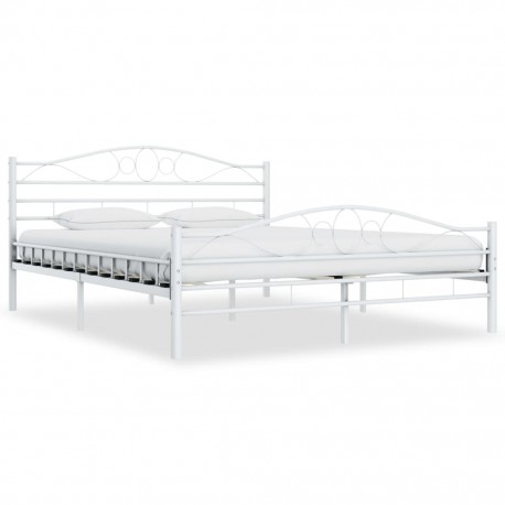 stradeXL Bed Frame White...