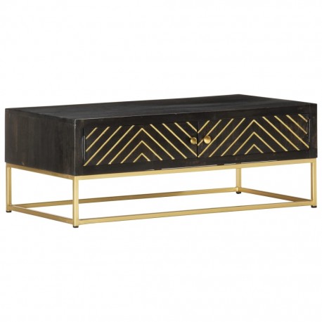 stradeXL Coffee Table Black...