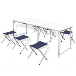 Foldable Camping Table Set...