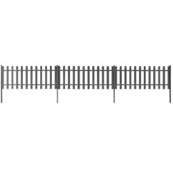 stradeXL Picket Fence with...