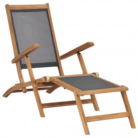 stradeXL Deck Chair with...