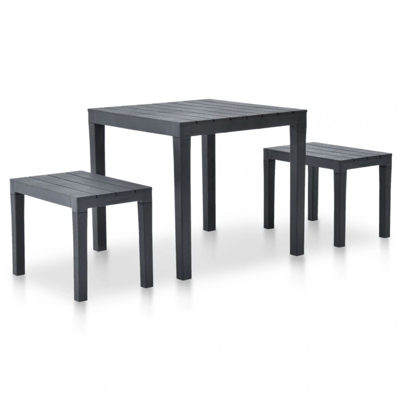 stradeXL Garden Table with...