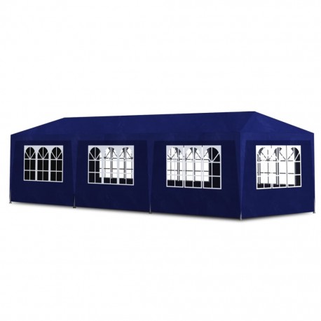 stradeXL Party Tent 3x9 m Blue
