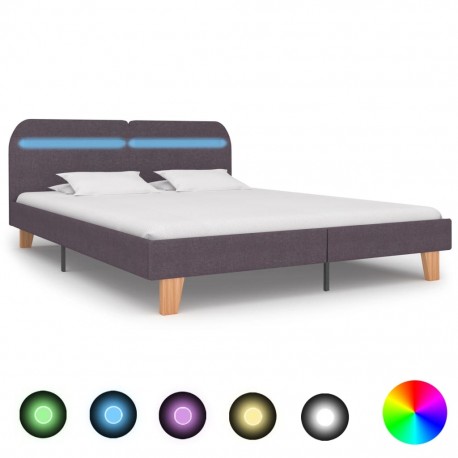 stradeXL Bed Frame with LED...