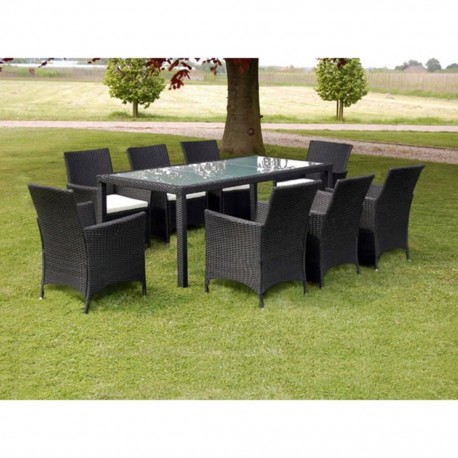 stradeXL 9 Piece Outdoor...