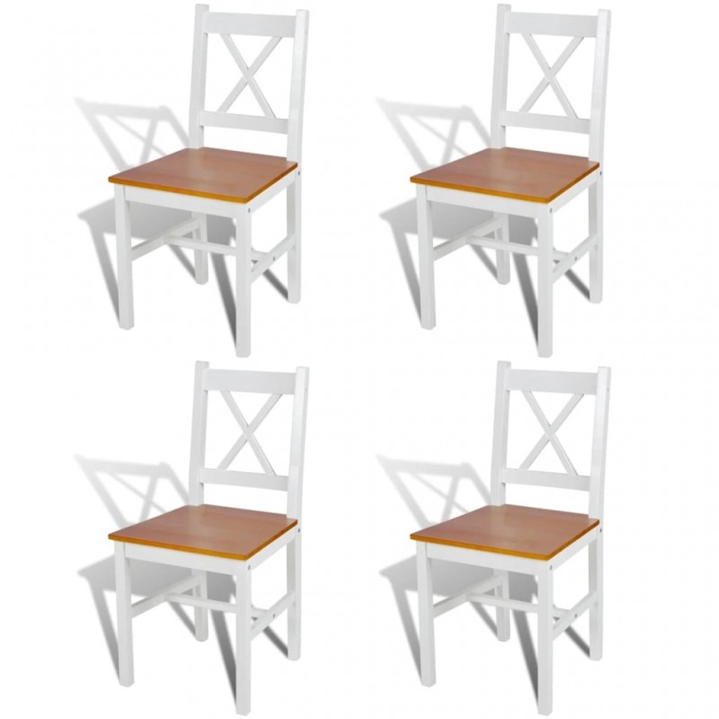stradeXL Krzesła stołowe, 4...