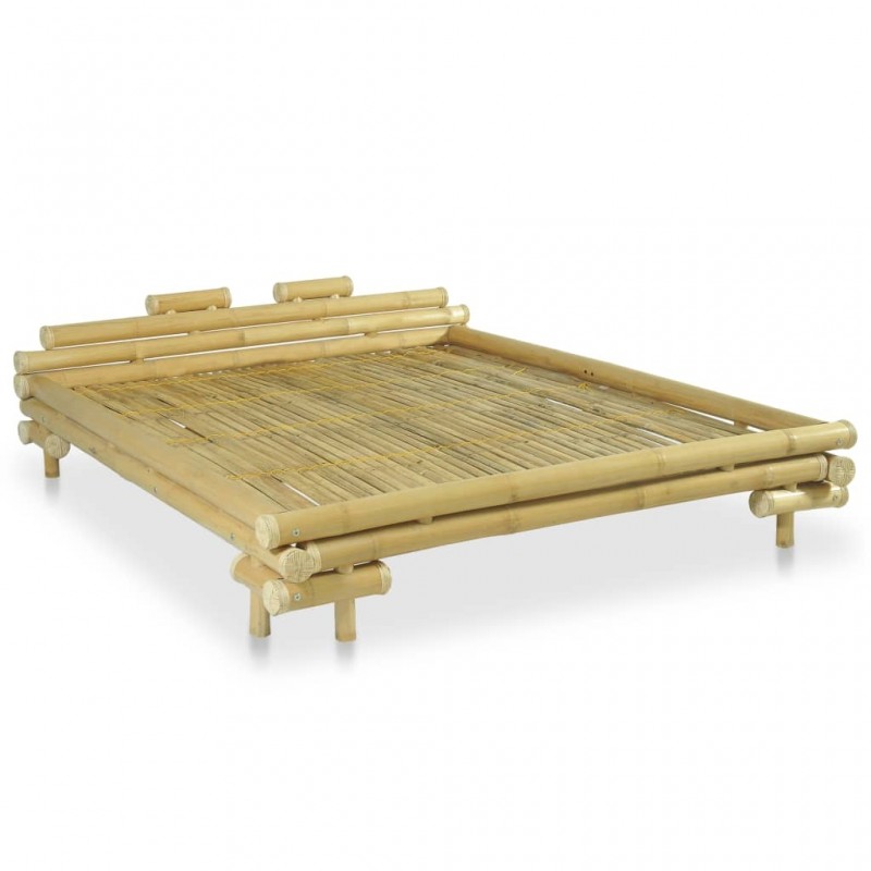stradeXL Bed Frame Bamboo...