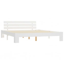 stradeXL Bed Frame White...