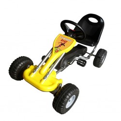 stradeXL Pedal Go Kart Yellow