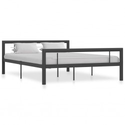 stradeXL Bed Frame Grey and...