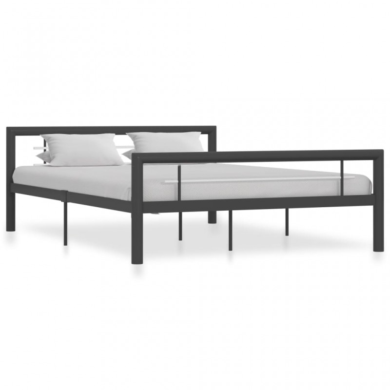 stradeXL Bed Frame Grey and...