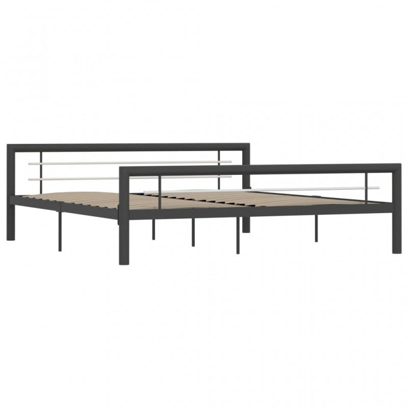 stradeXL Bed Frame Grey and...