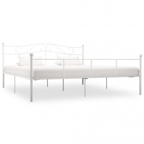 stradeXL Bed Frame White...