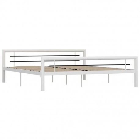 stradeXL Bed Frame White...