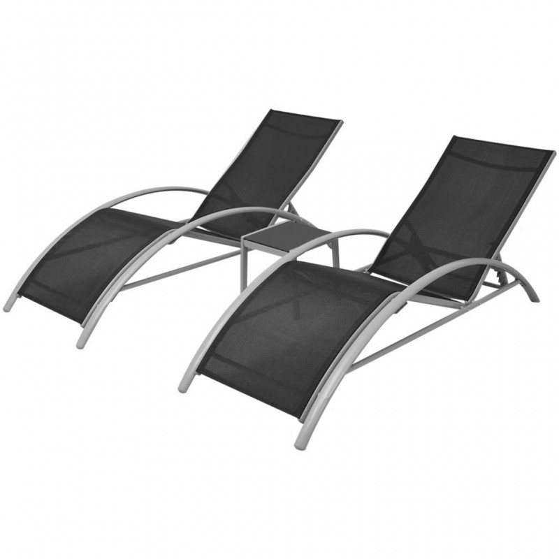 stradeXL Sun Loungers with...