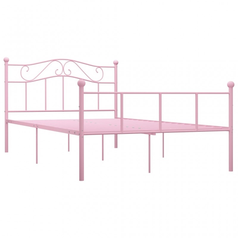 stradeXL Bed Frame Pink...