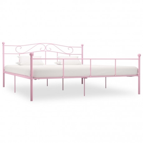 stradeXL Bed Frame Pink...