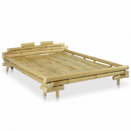 stradeXL Bed Frame Bamboo...