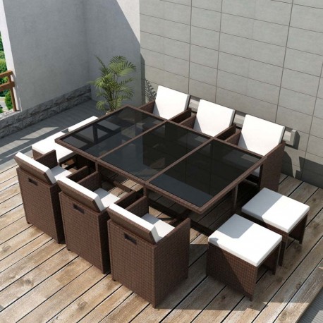 stradeXL 11 Piece Outdoor...