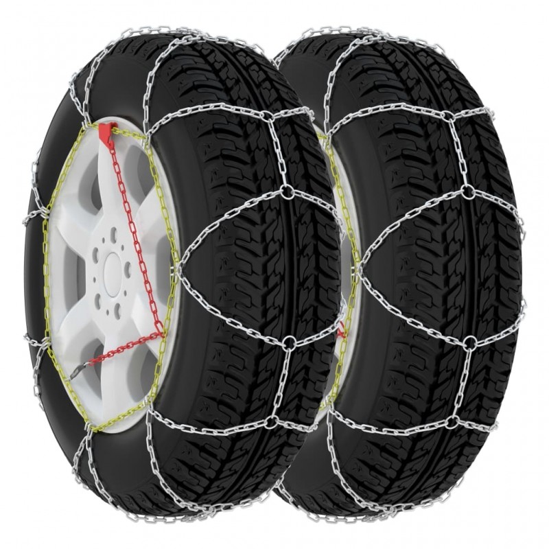 Stradexl Car Tyre Snow Chains 2 Pcs 9, Plastic Ceiling Tiles 2 215 45 R16