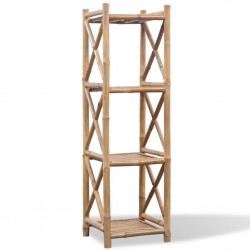 4 poziomowa bambusowa półka 