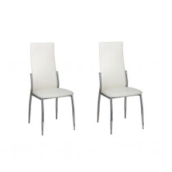 2 Dining chairs chrome...