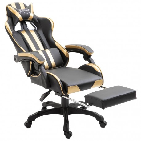 Gaming Chair with Footrest...