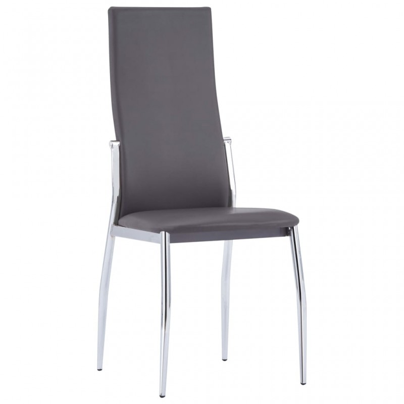 Dining Chairs 6 pcs Grey...