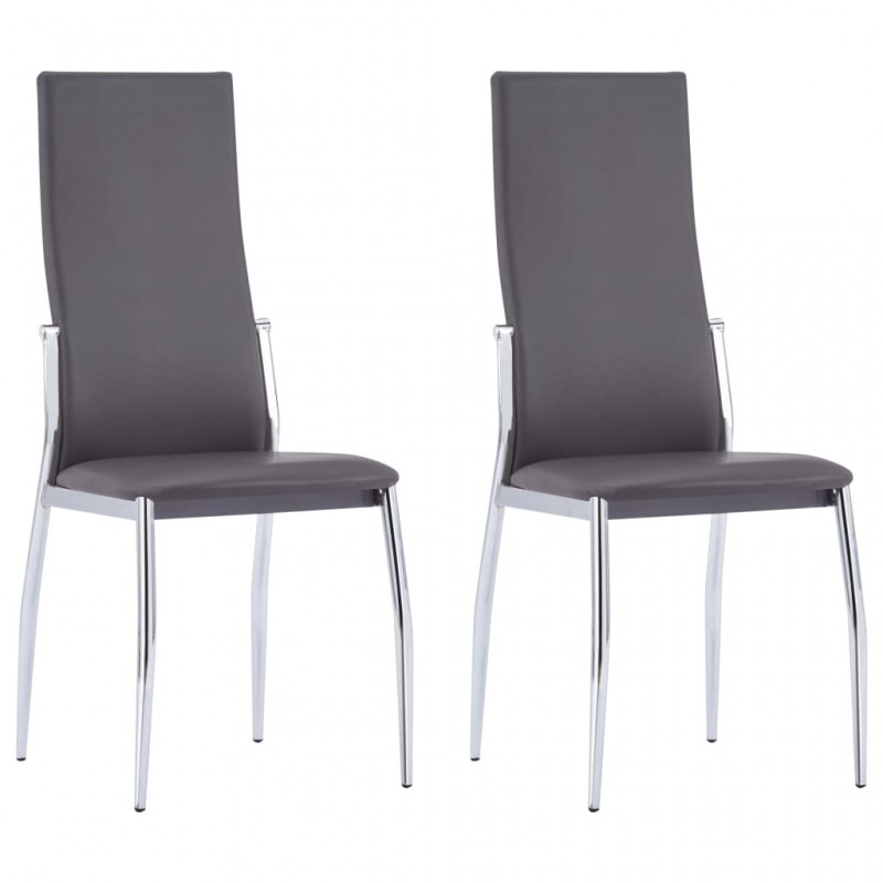 Dining Chairs 2 pcs Grey...