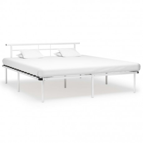 stradeXL Bed Frame White...