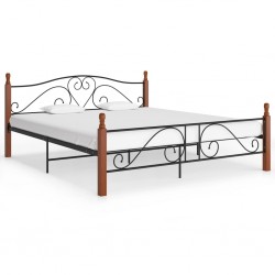 stradeXL Bed Frame Black...