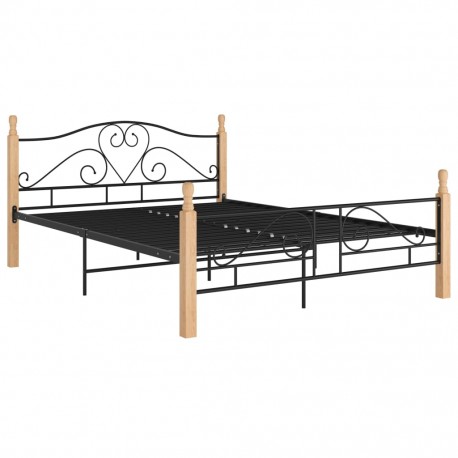 stradeXL Bed Frame Black...