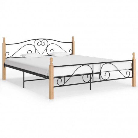 stradeXL Bed Frame Black...