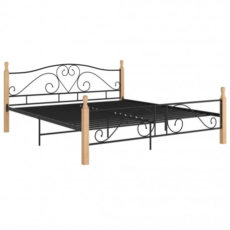 stradeXL Bed Frame Black...