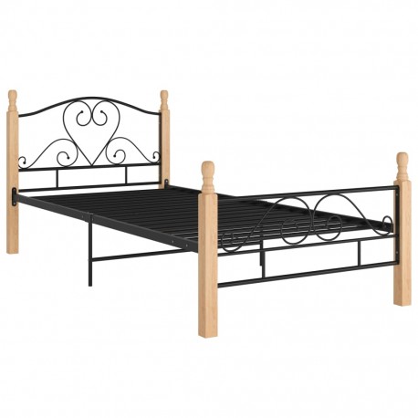 stradeXL Bed Frame Black...