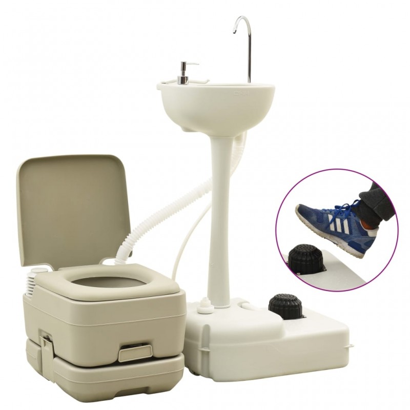 stradeXL Toilette portable...