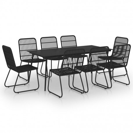 stradeXL 9 Piece Outdoor...