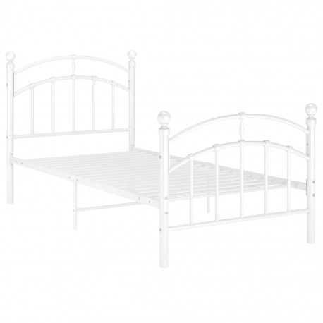 stradeXL Bed Frame White...