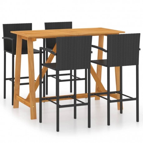 stradeXL 5 Piece Garden Bar...