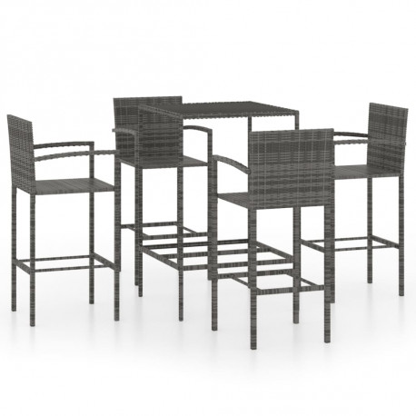 stradeXL 5 Piece Garden Bar...