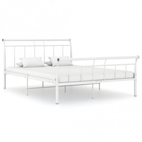 stradeXL Bed Frame White...