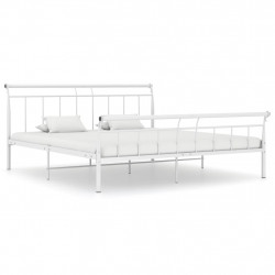 stradeXL Bed Frame White...